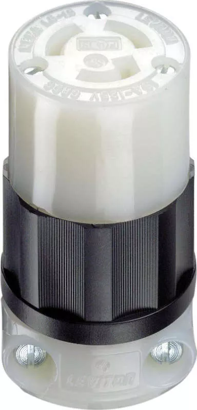 15a 125v 3-wire 2-pole Industrial Grade L5-15r Locking Cord Connector