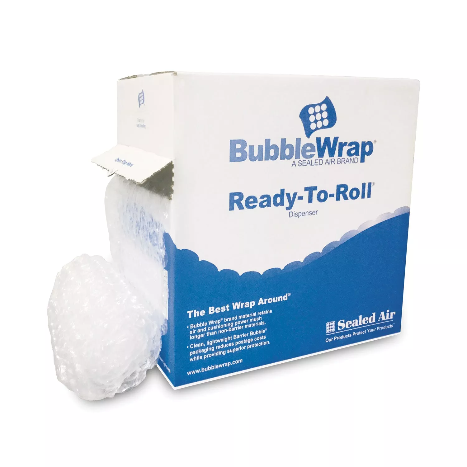 Sealed Air Bubble Wrap Cushion Bubble Roll, 1/2″ Thick, 12″ x 65ft