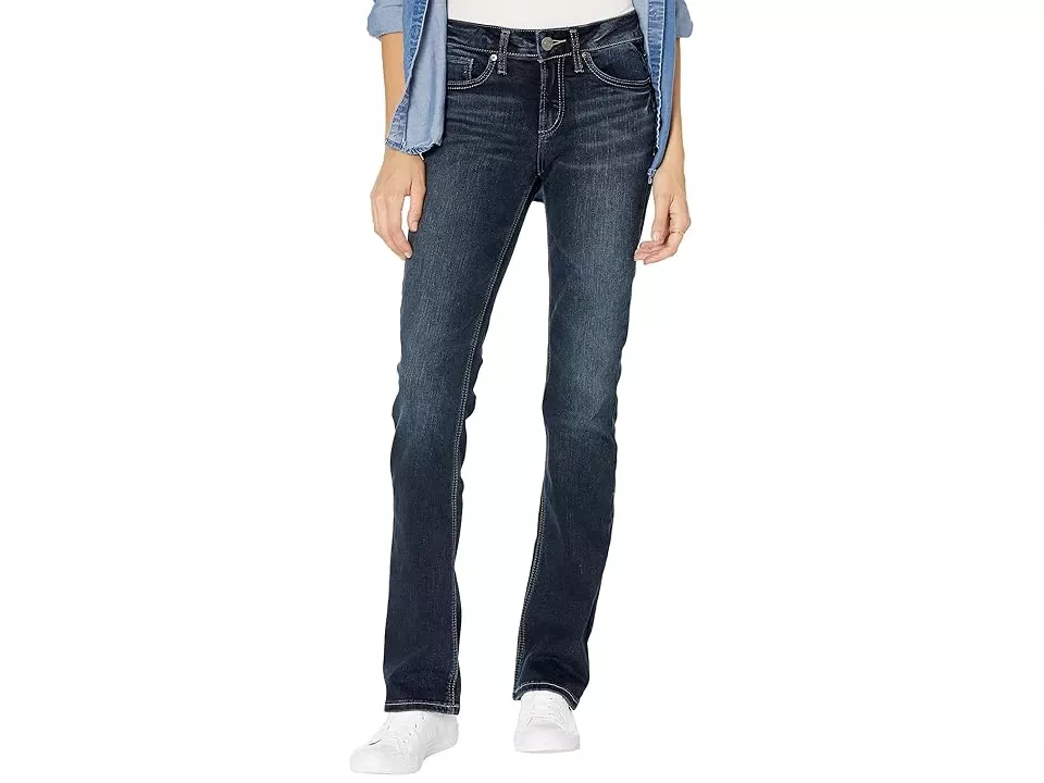 . Suki Mid Rise Slim Fit Bootcut Jeans Size 24-34 Indigo